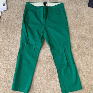 J. Crew Green Campbell Pants